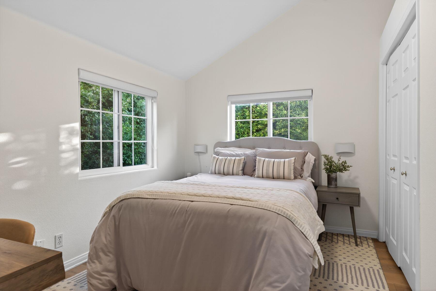 4731 4th Street Carpinteria, CA 93013 - Photo 17 of 30 a bedroom with a bed and a window