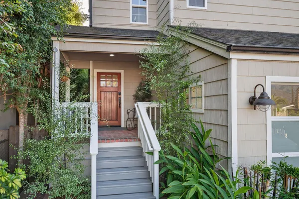 a view of outdoor space and deck