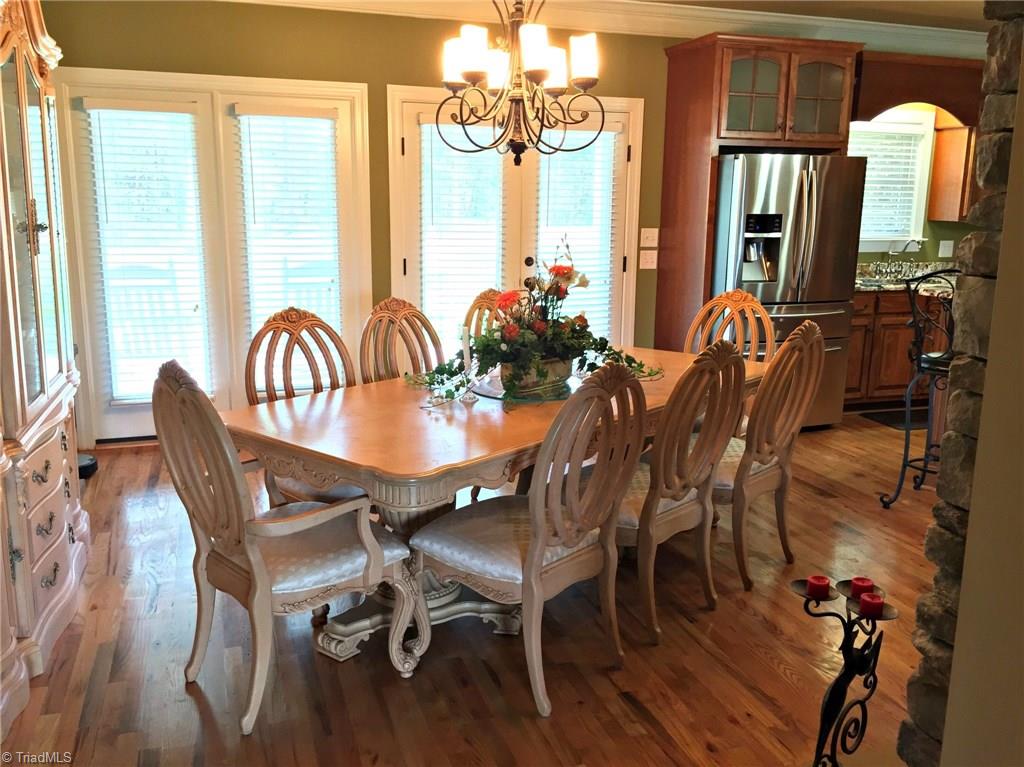 1132 Boone Road Burlington, NC 27217 - Photo 12 of 20 Spacious Dining Area Leads to Private Back Porch
