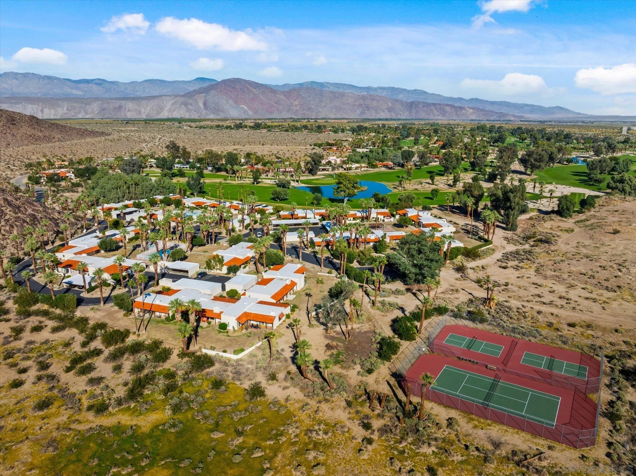 1668 Montezuma Court, Unit 22 Borrego Springs, CA 92004 - Photo 43 of 75 a view of a city with mountains in the background