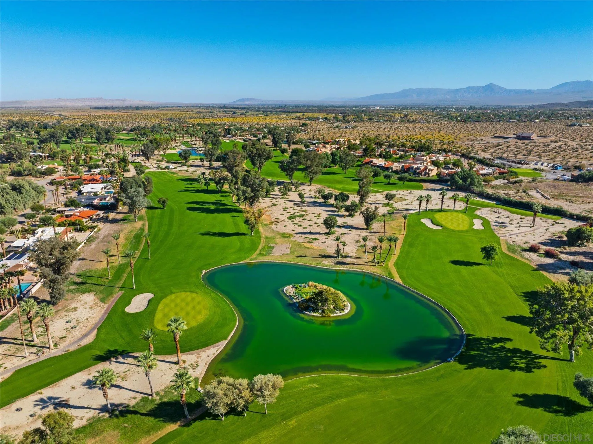 1668 Montezuma Court, Unit 22 Borrego Springs, CA 92004 - Photo 45 of 75 an aerial view of a pool
