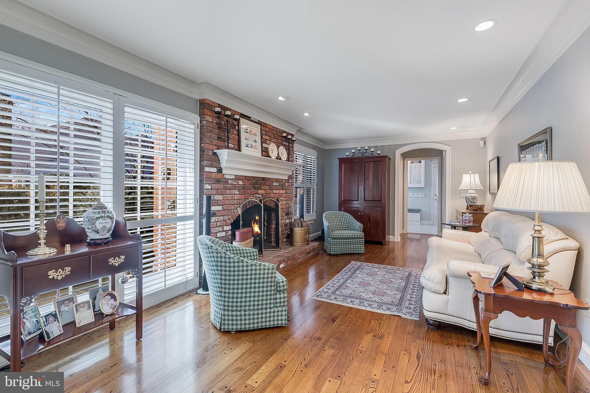 12812 Deep Spring Drive Potomac, MD 20854 - Photo 13 of 33 Family Room with wood burning Fireplace