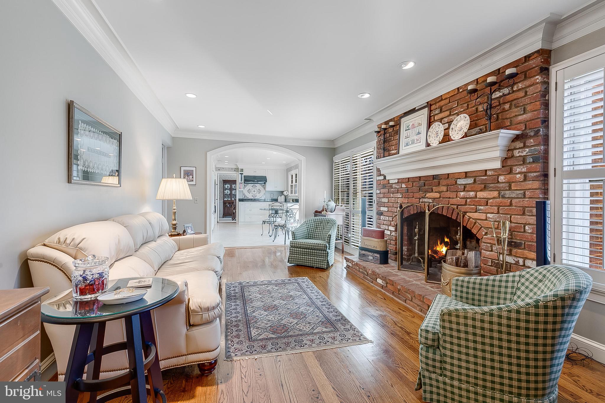 12812 Deep Spring Drive Potomac, MD 20854 - Photo 14 of 33 Family Room with random width pegged wood floors