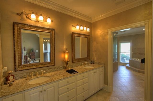 3334 Armstrong Valley Road Murfreesboro, TN 37128 - Photo 12 of 19 a bathroom with a double vanity sink and a mirror