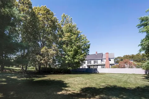 a view of a lake with houses