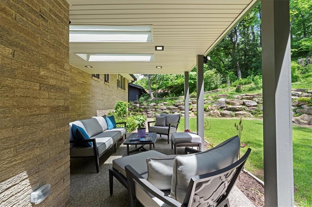 2306 Marbury Road Pittsburgh, PA 15221 - Photo 12 of 39 Covered patio with skylights
