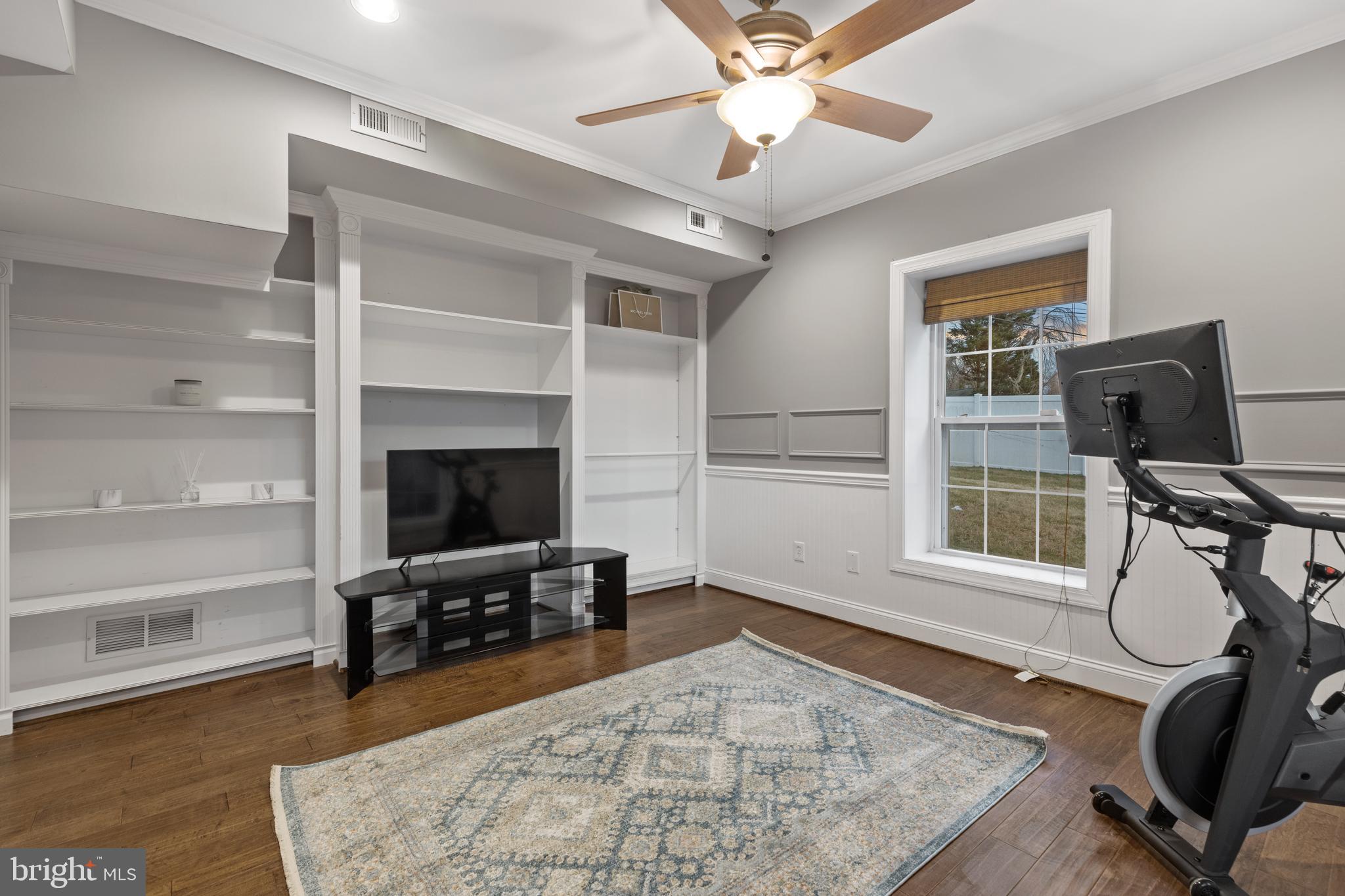 7800 Burgess Road Pasadena, MD 21122 - Photo 54 of 77 lower level 5th bedroom w/built-ins