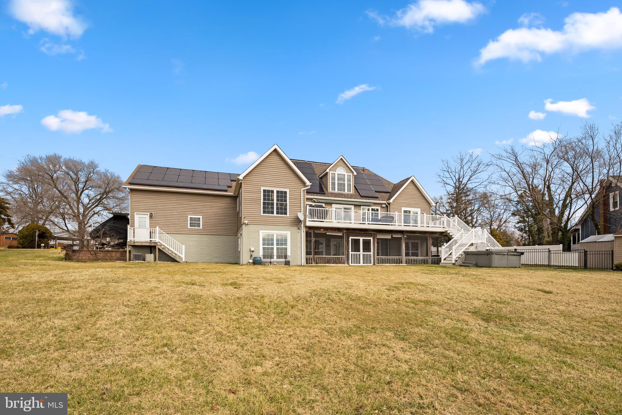 Back of the home