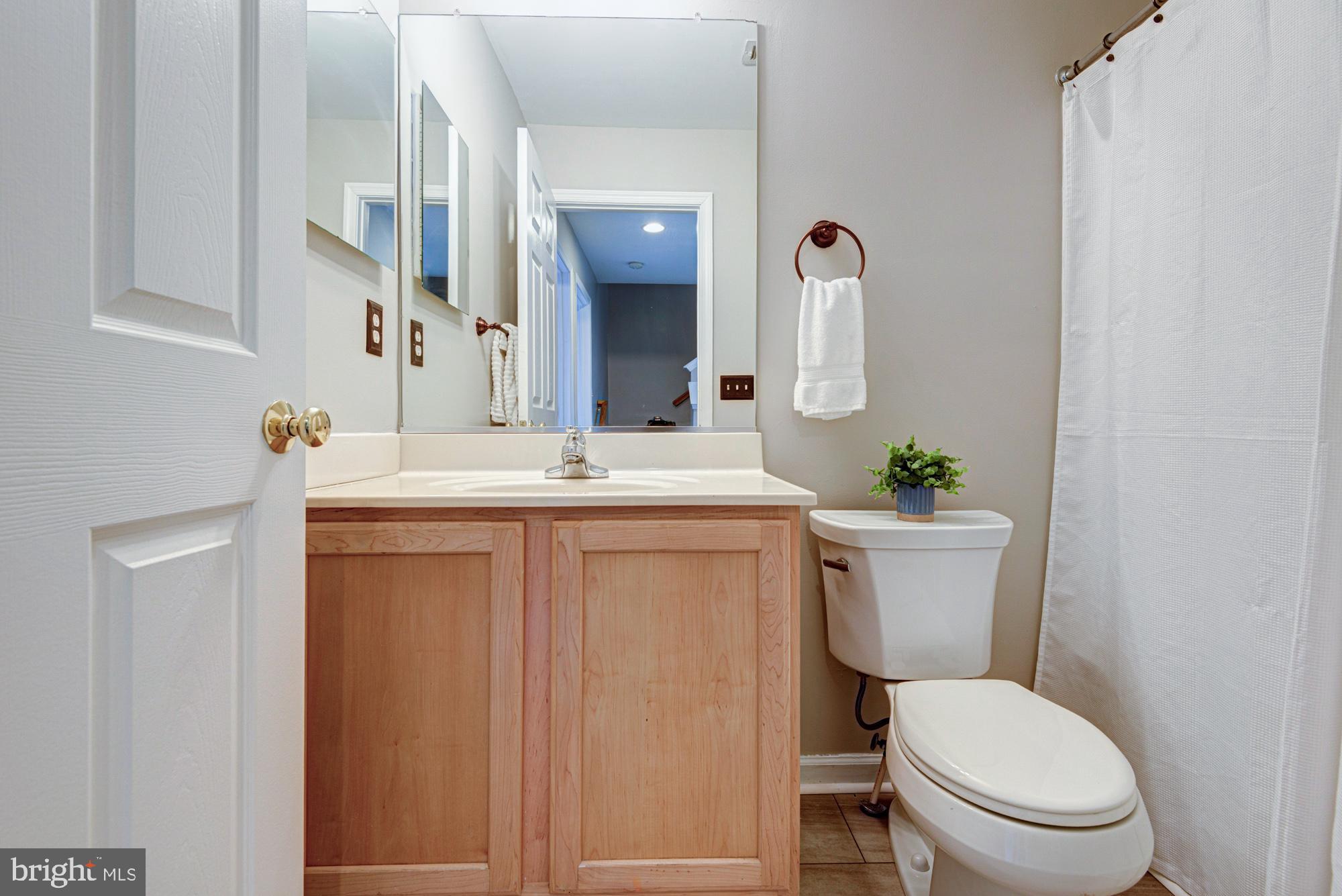 164 Springfield Circle Middletown, DE 19709 - Photo 32 of 49 a bathroom with a toilet sink and mirror