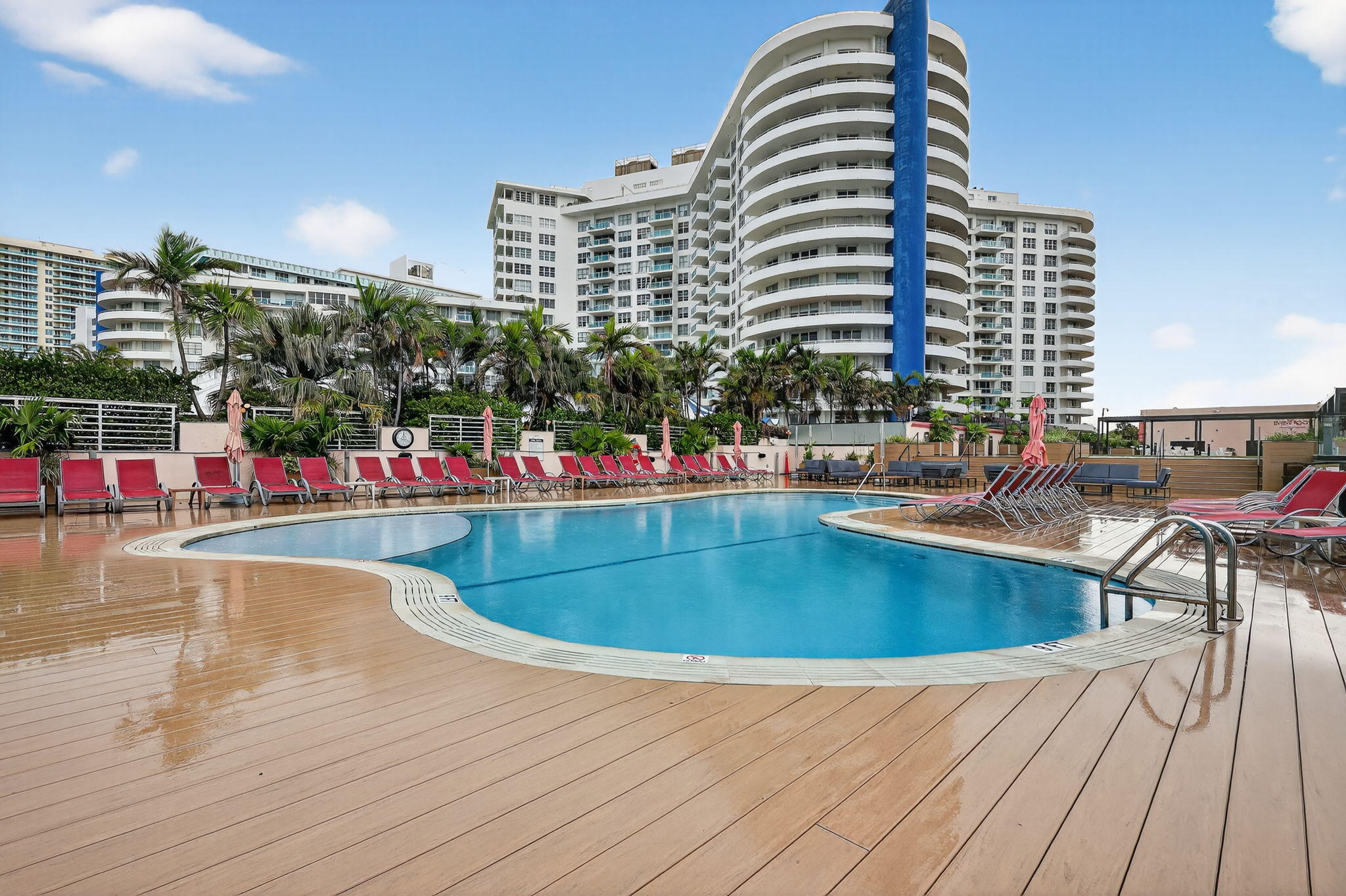 5225 Collins Avenue, Unit 1408 Miami Beach, FL 33140 - Photo 35 of 37 a view of outdoor space with swimming pool