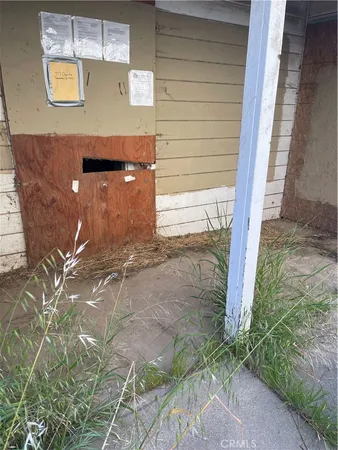 a view of a backyard of a house