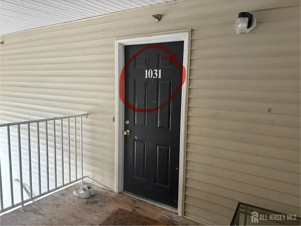 a view of front door
