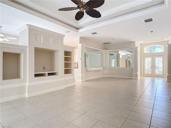 a view of an entryway of a house