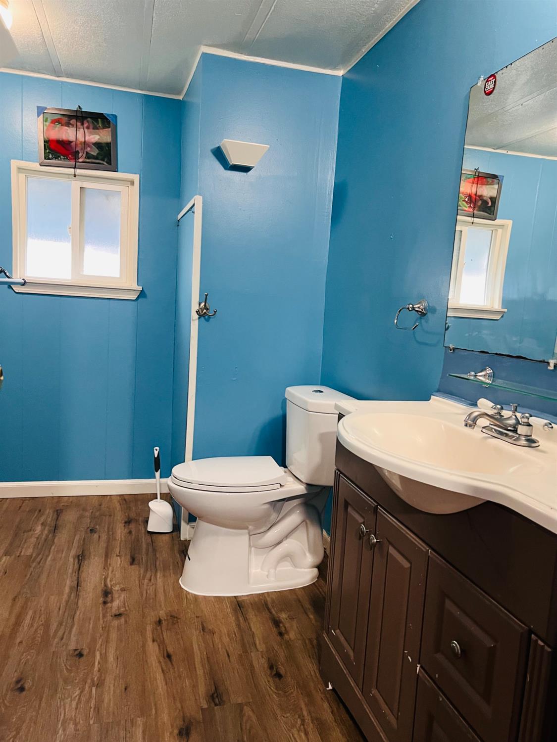3950 Mack Road, Unit 175 Sacramento, CA 95823 - Photo 11 of 19 a bathroom with a sink a toilet and mirror