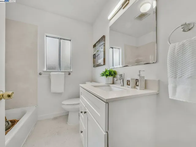 a view of a balcony with an outdoor space