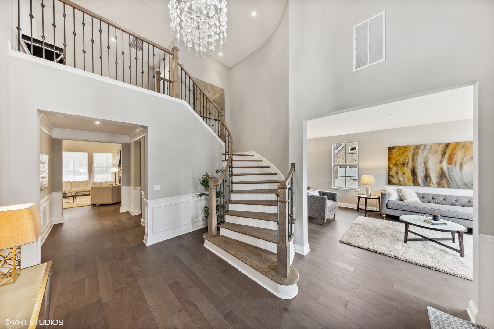 310 Arabian Circle Willowbrook, IL 60527 - Photo 5 of 36 a view of entryway and hall with wooden floor