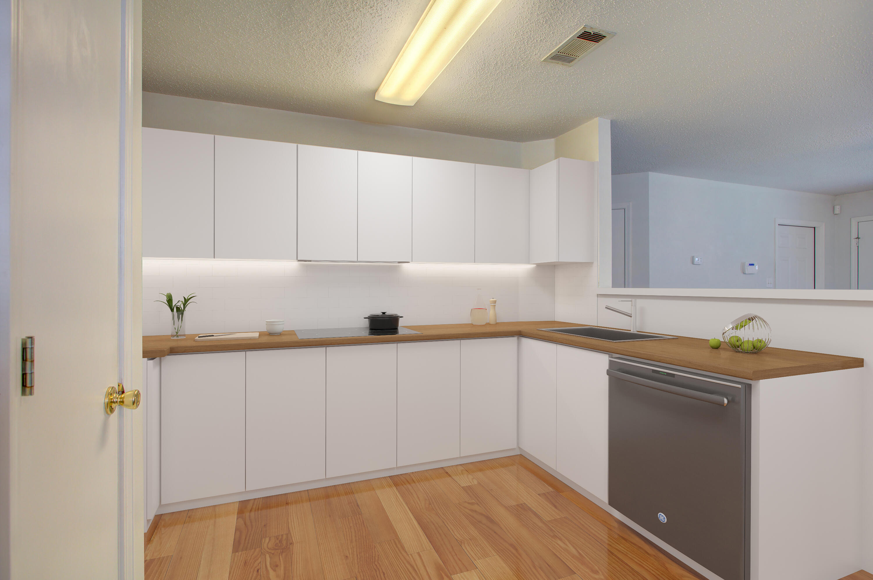 38 Ruby Circle Mary Esther, FL 32569 - Photo 4 of 16 a kitchen with a sink and cabinets