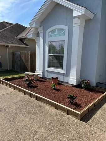 a front view of a house with porch