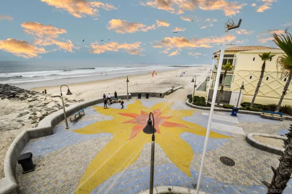 view of swimming pool with outdoor seating