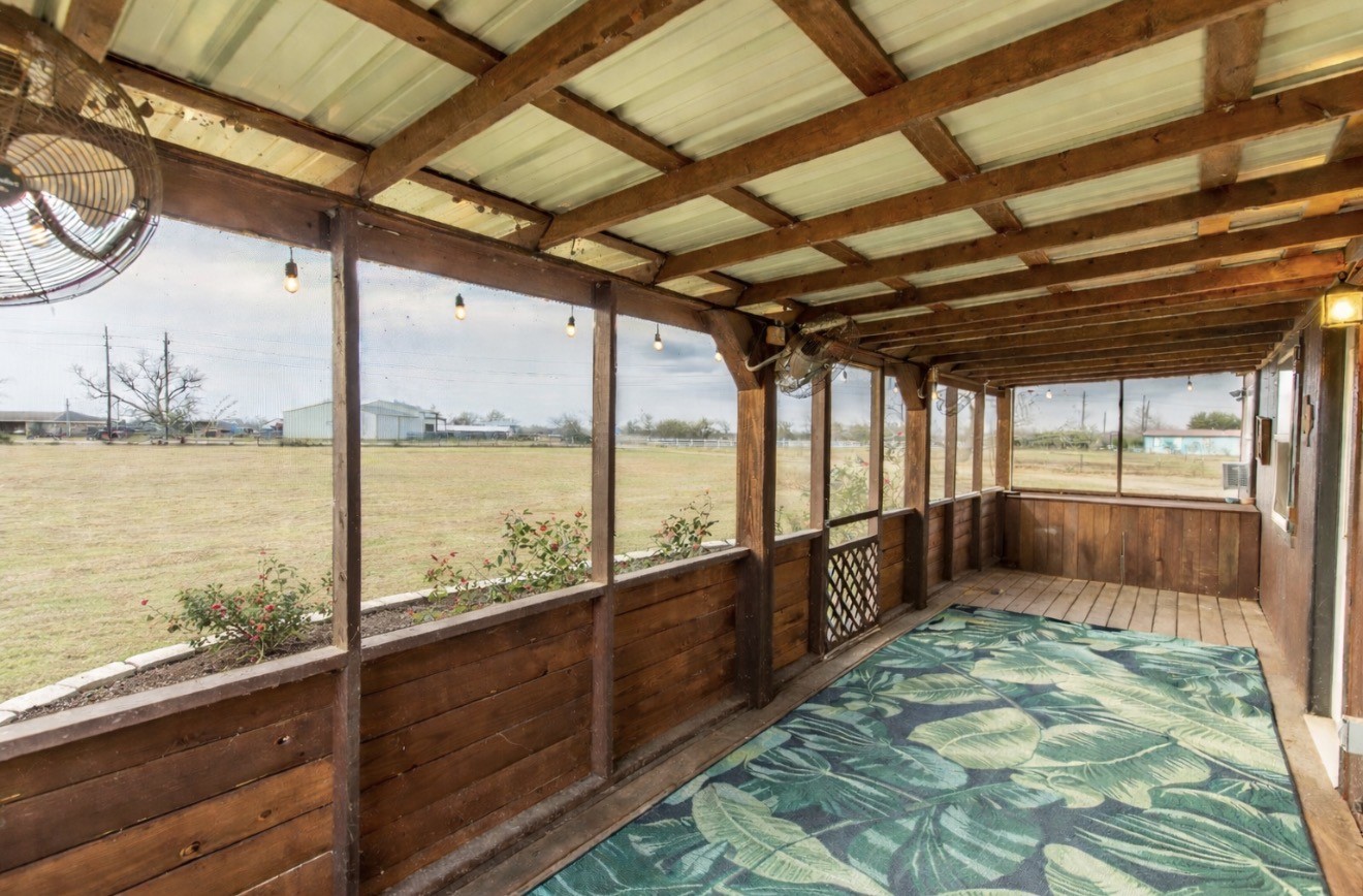 2726 Remmert Road Bellville, TX 77418 - Photo 11 of 18 a view of a porch with an outdoor space