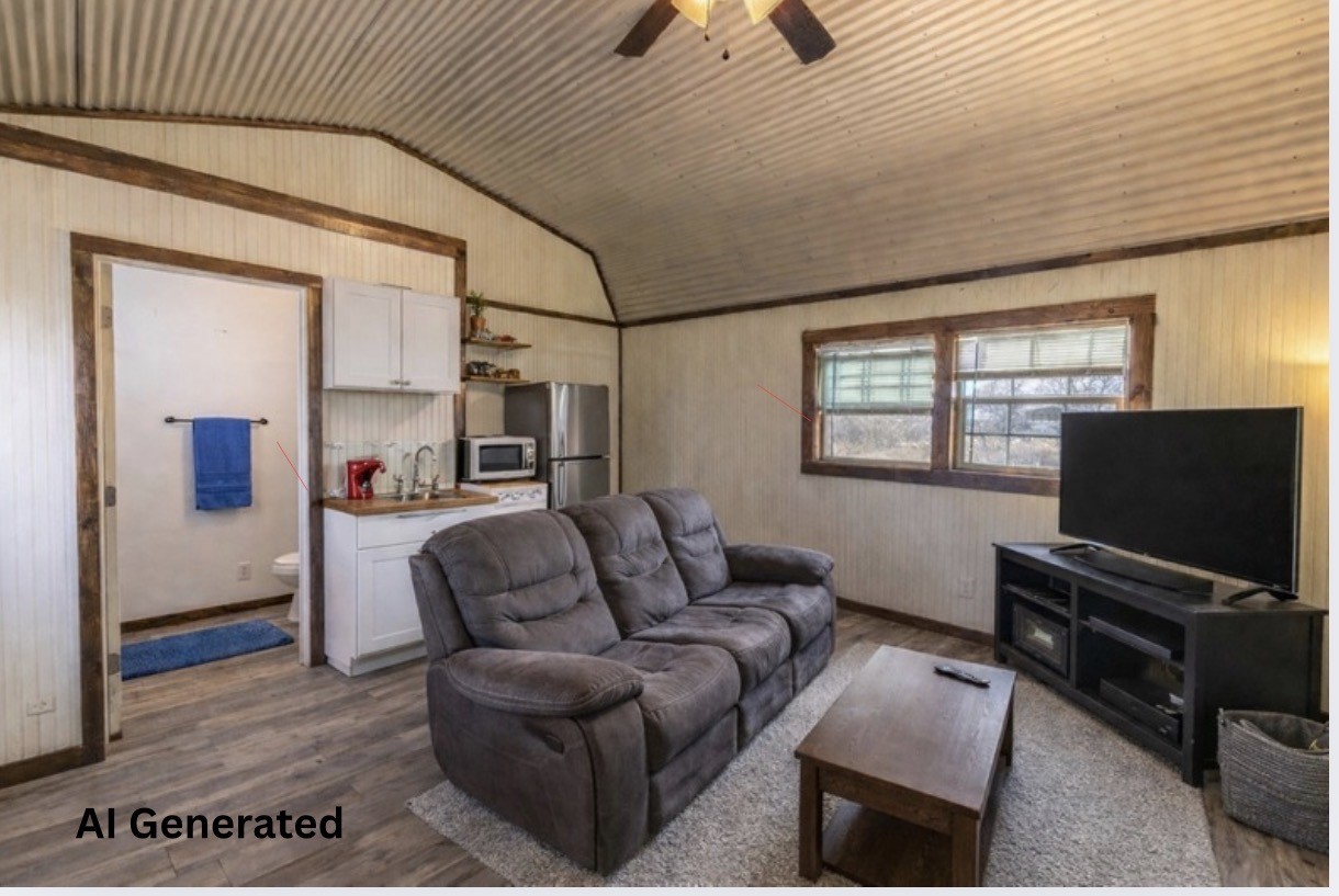2726 Remmert Road Bellville, TX 77418 - Photo 17 of 18 a living room with furniture and a flat screen tv