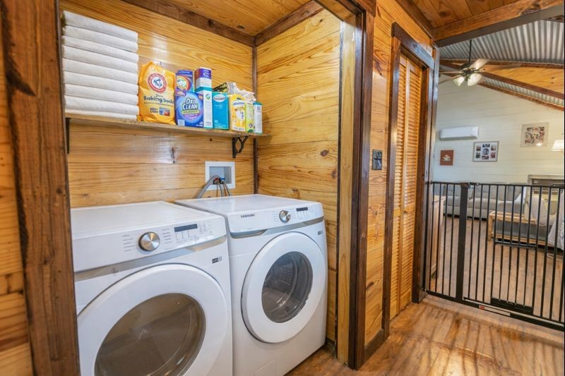 2726 Remmert Road Bellville, TX 77418 - Photo 6 of 18 a view of washer and dryer