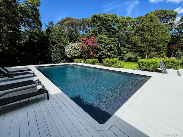 a view of outdoor space and deck