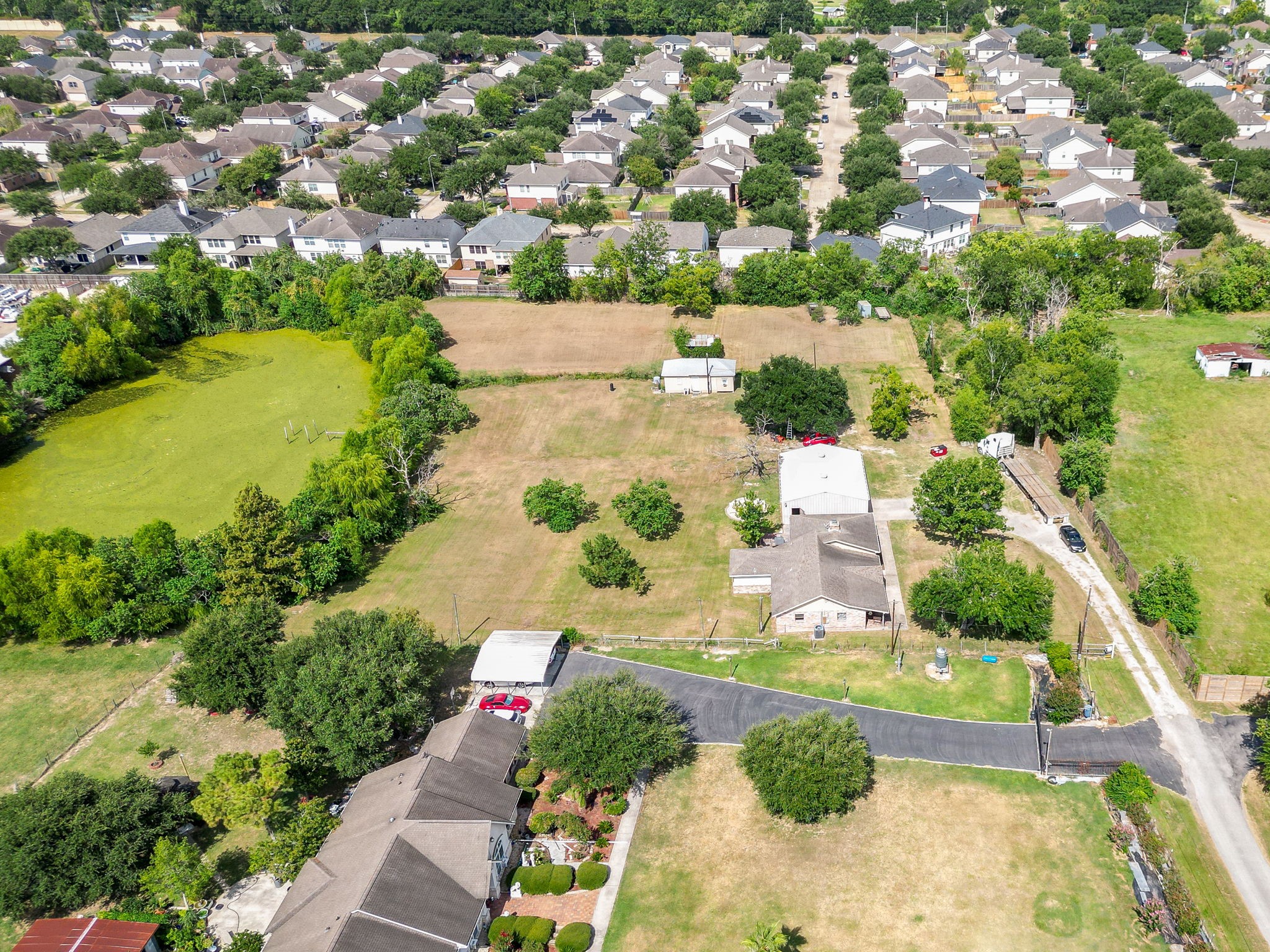 16119 Cypress Rosehill Road Cypress, TX 77429 - Photo 12 of 47 an aerial view of residential houses with outdoor space