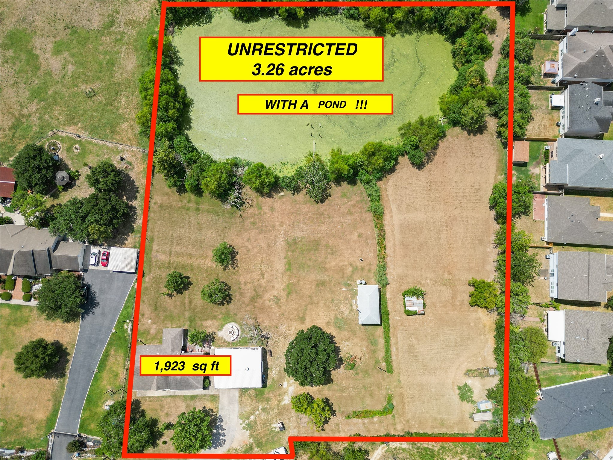 16119 Cypress Rosehill Road Cypress, TX 77429 - Photo 4 of 47 Pond is part of the property.