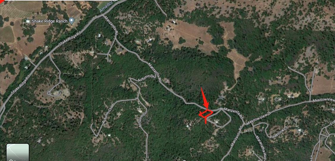 0 Manzanita Road Sutter Creek, CA 95685 - Photo 3 of 3 an aerial view of a houses with yard