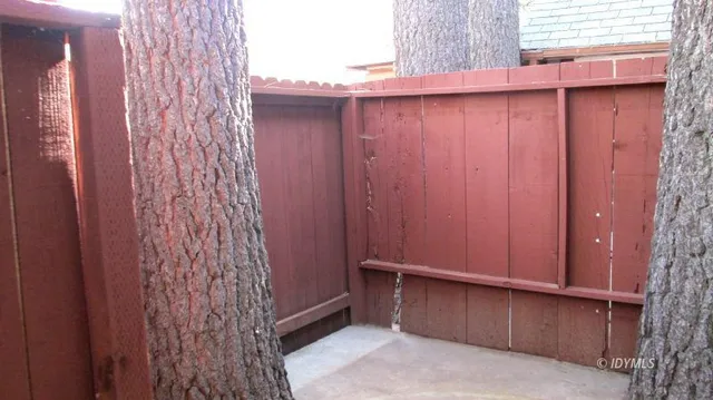 a view of a utility room with a window