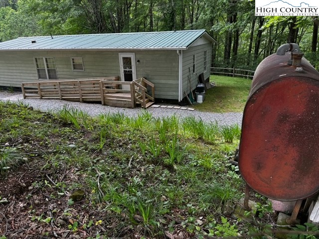 1426 Rainbow Trail Boone, NC 28607 - Photo 40 of 48 a view of a house with backyard and garden