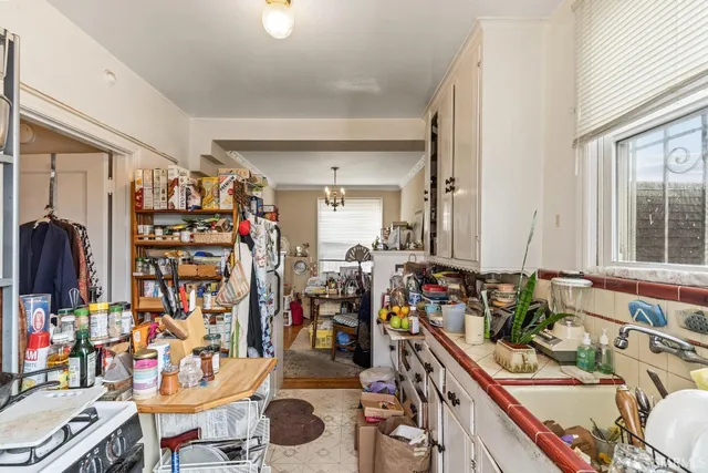 a view of a walk in closet