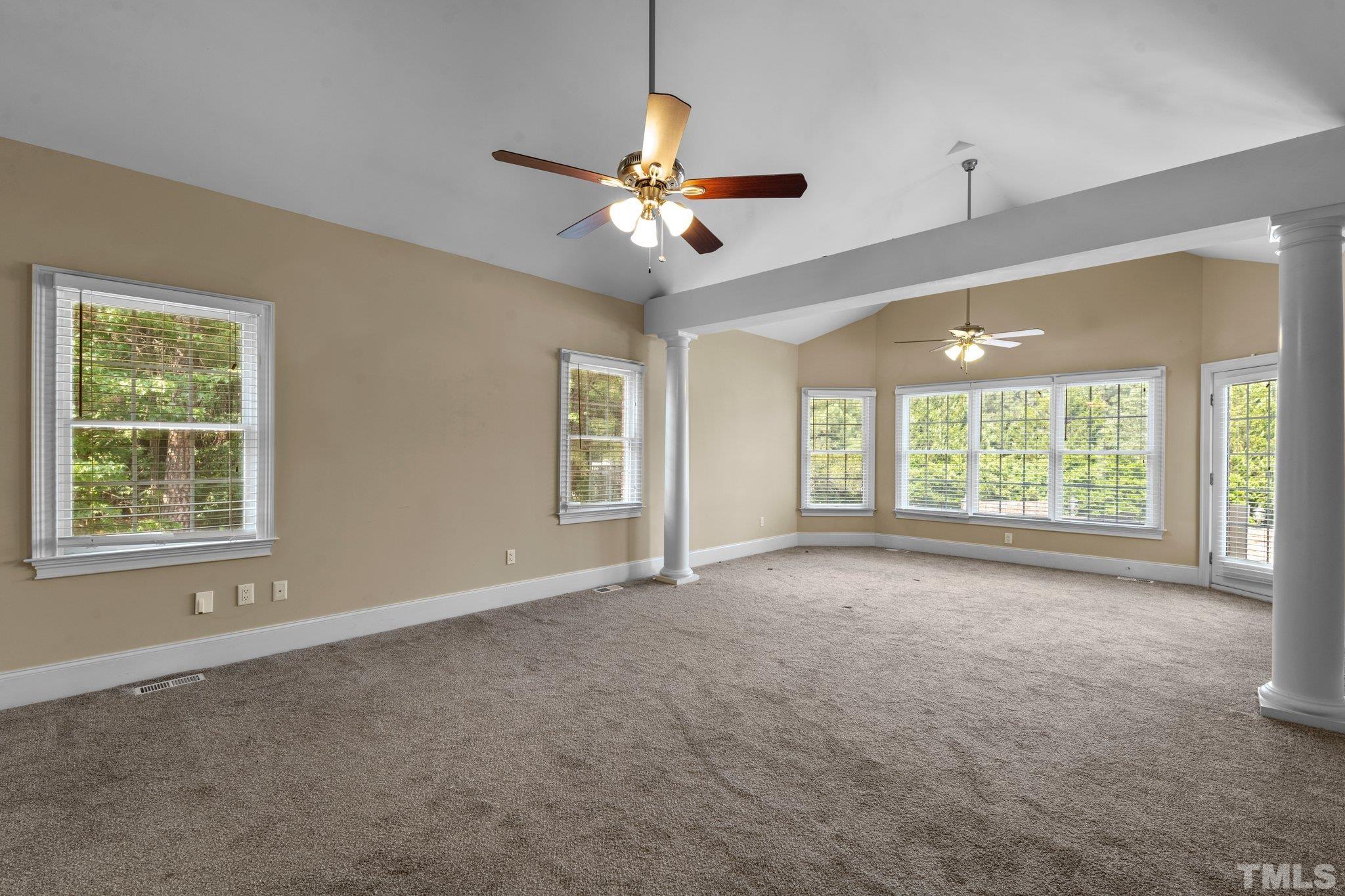 9501 Bluemont Court Raleigh, NC 27617 - Photo 37 of 85 a view of an empty room with a window