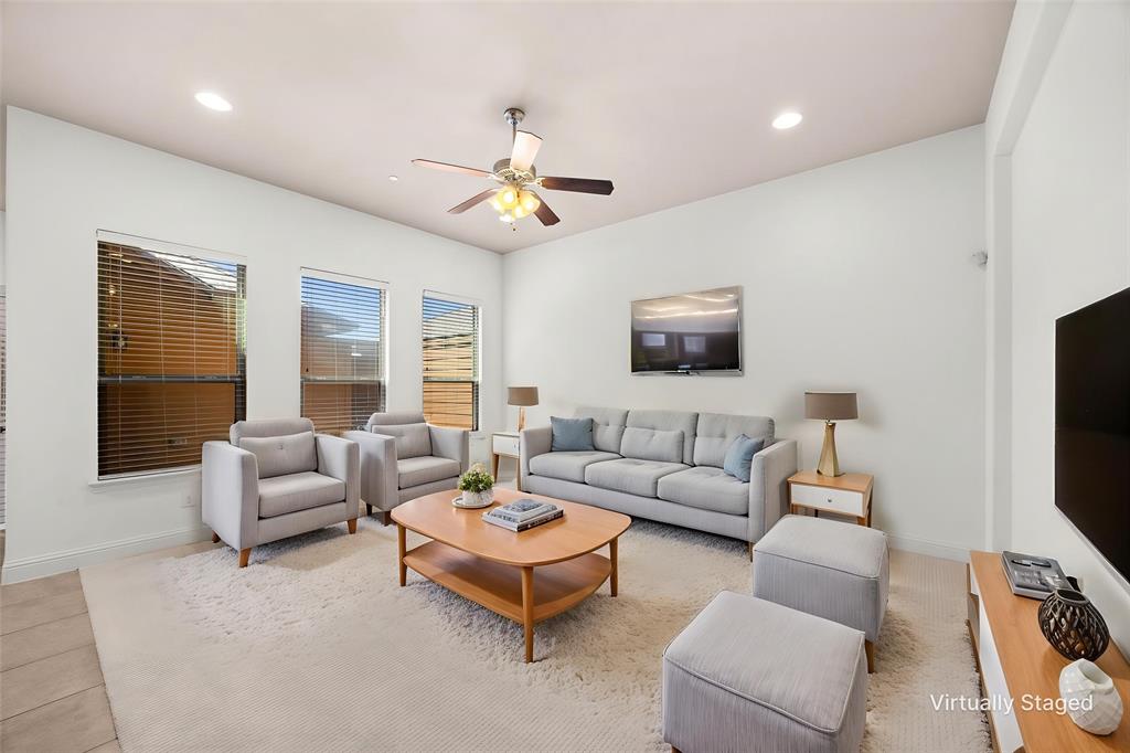 4696 Cecile Road Plano, TX 75024 - Photo 8 of 31 Living Room Virtually Staged