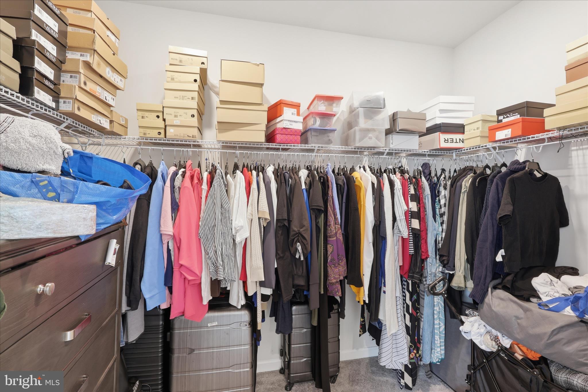 4932 MacDonough Place Frederick, MD 21703 - Photo 40 of 70 a view of walk in closet with clothes
