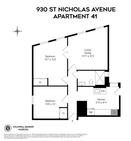 $450,000 | 930 St Nicholas Avenue, Unit 41 | Washington Heights