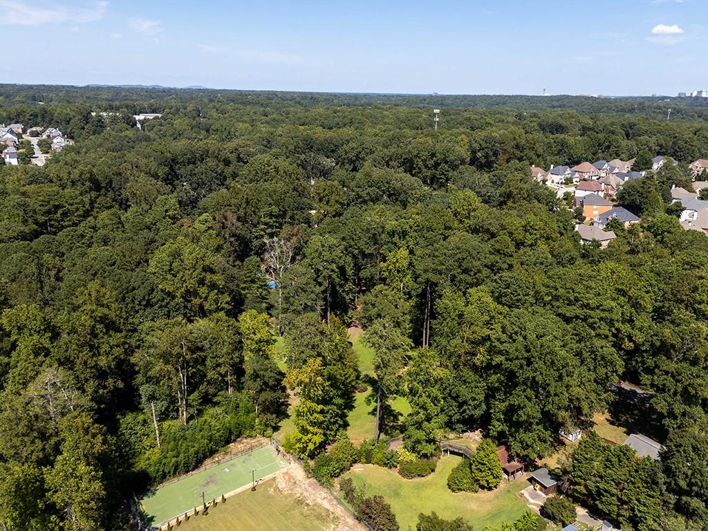 4398 King Valley Drive Southeast Smyrna, GA 30082 - Photo 3 of 17 an aerial view of a houses with a yard