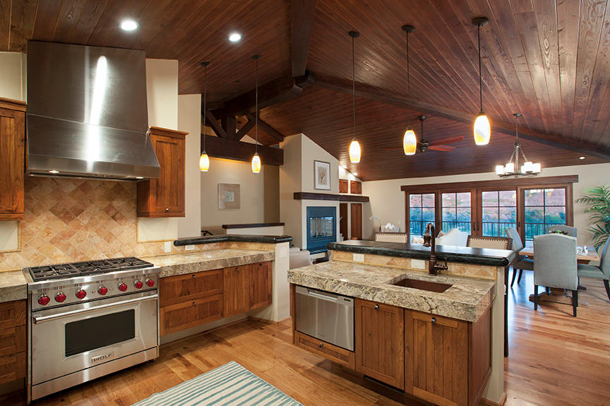 20 Alisal Road Santa Barbara, CA 93103 - Photo 7 of 32 a kitchen with stainless steel appliances granite countertop a stove a sink and a refrigerator