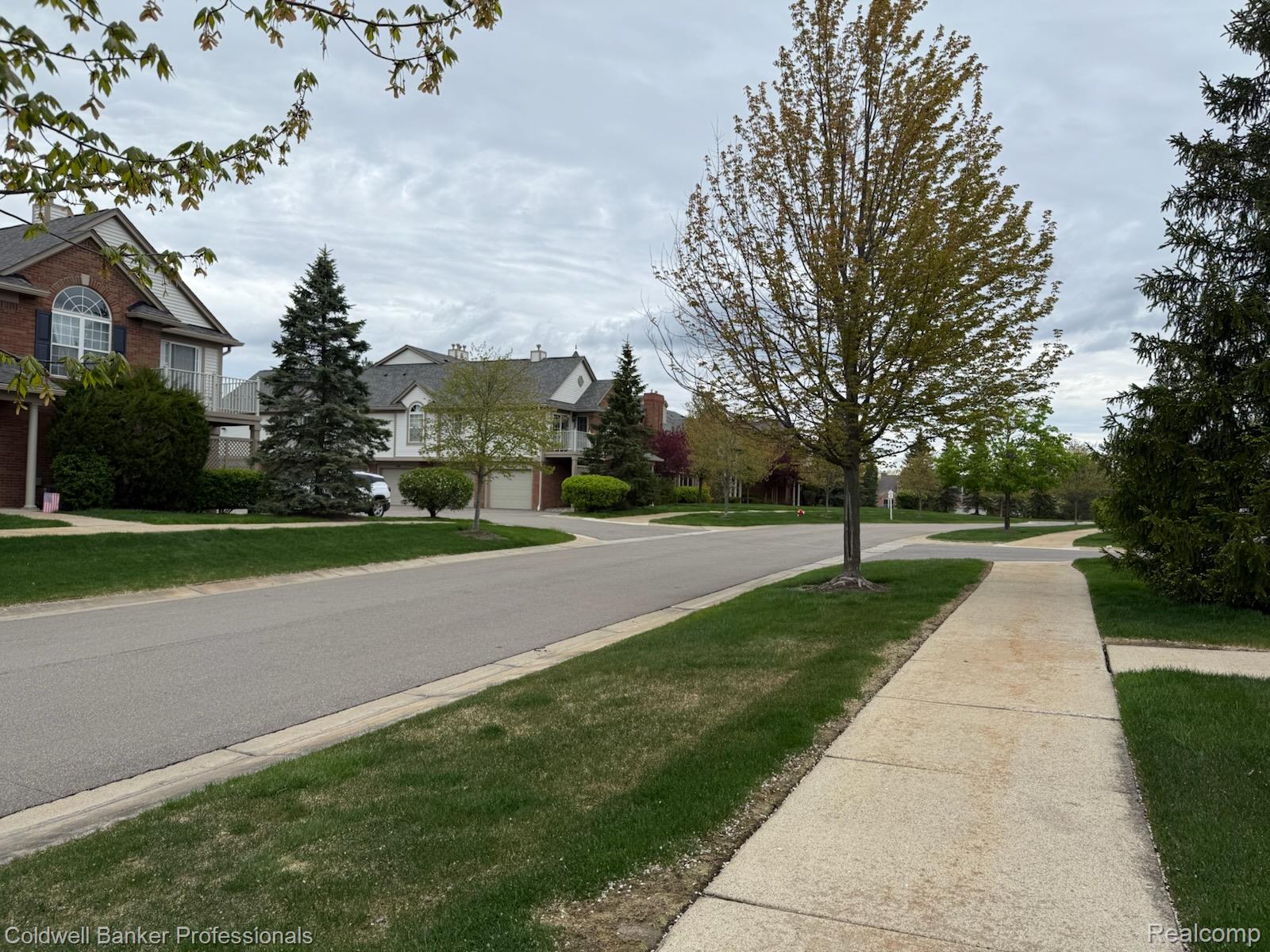 5349 Brookemonte Circle Rochester, MI 48306 - Photo 42 of 45 View of asphalt road with sidewalks and a residential view