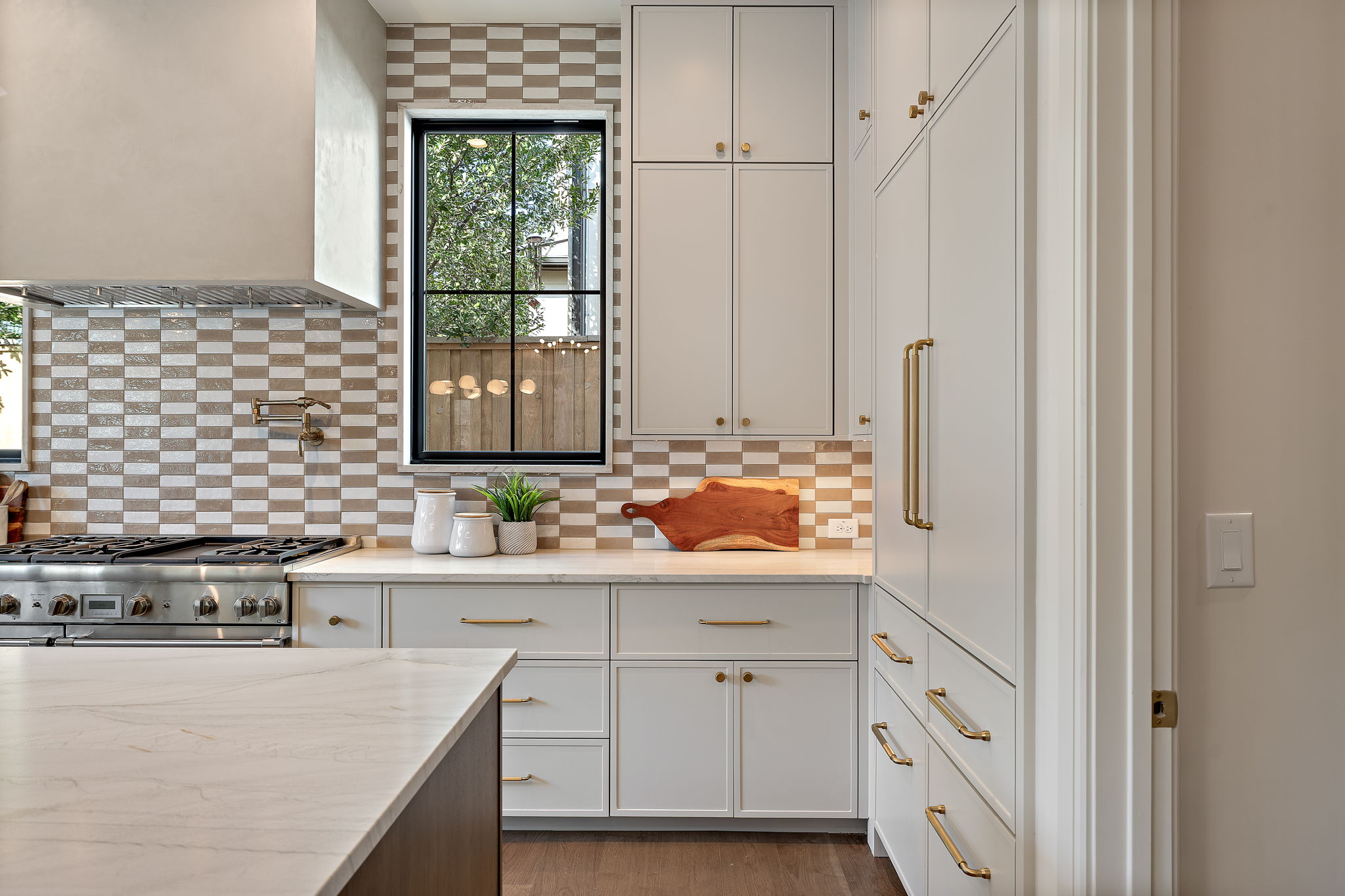 2705 Warren Street Austin, TX 78703 - Photo 12 of 39 a bathroom with a sink and a mirror