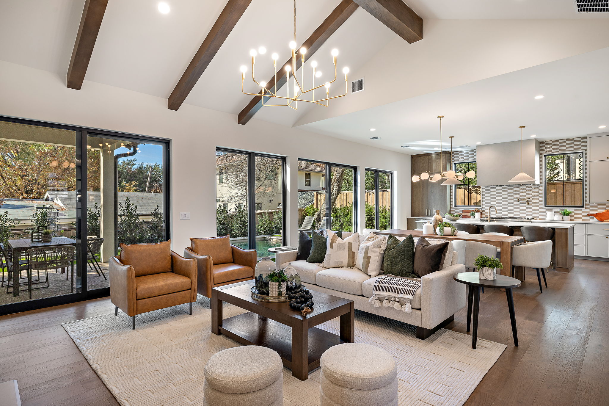 2705 Warren Street Austin, TX 78703 - Photo 7 of 39 a living room with furniture and a large window