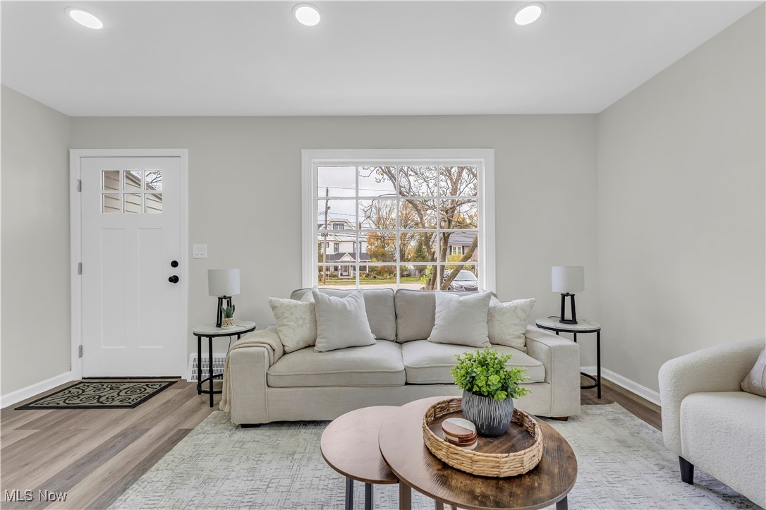 28920 Ridge Road Wickliffe, OH 44092 - Photo 7 of 27 Living room with light hardwood / wood-style flooring