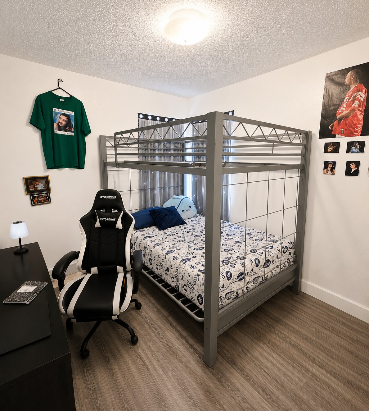 2013 Margalene Way Austin, TX 78728 - Photo 12 of 19 Streamlined bunk beds and sleek flooring define this inviting bedroom space.
