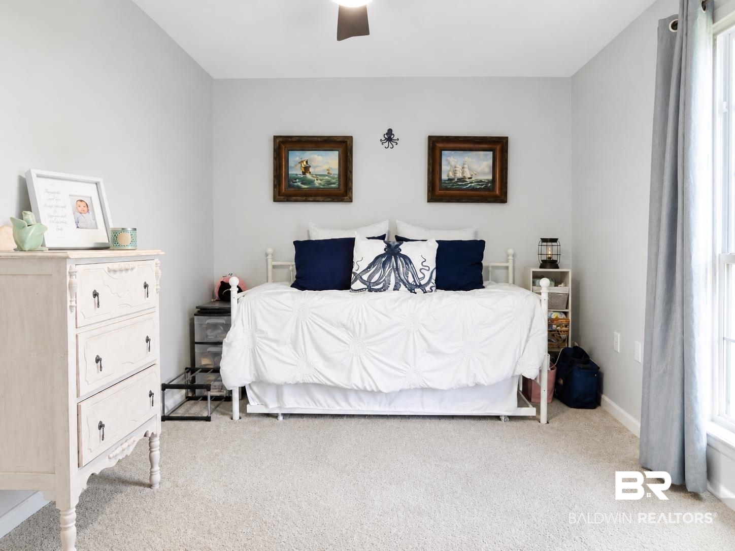21733 Sedlack Road Silverhill, AL 36576 - Photo 17 of 22 Neutral tone walls with light carpeting throughout