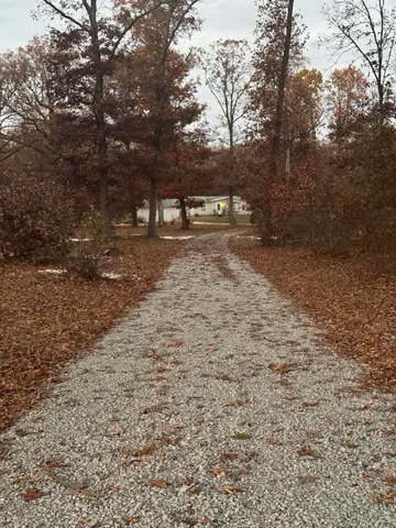 a view of park with trees