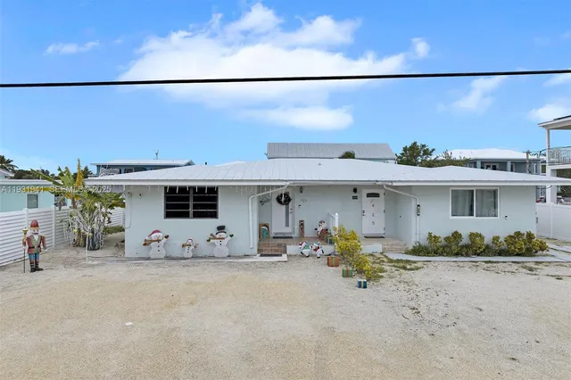 a view of a terrace with sky view