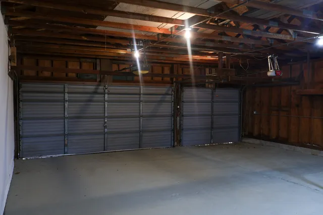 a view of an empty storage area