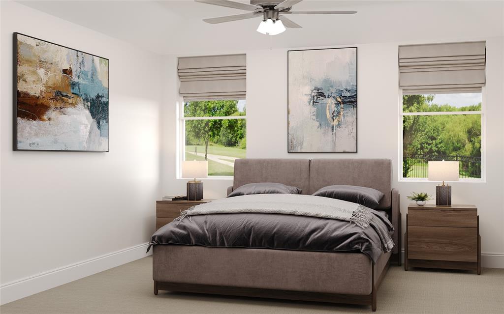7113 Mallow Lane Venus, TX 76084 - Photo 12 of 14 a bedroom with a bed and a painting on the wall