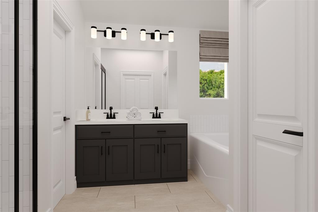 7113 Mallow Lane Venus, TX 76084 - Photo 13 of 14 a bathroom with a sink and a mirror